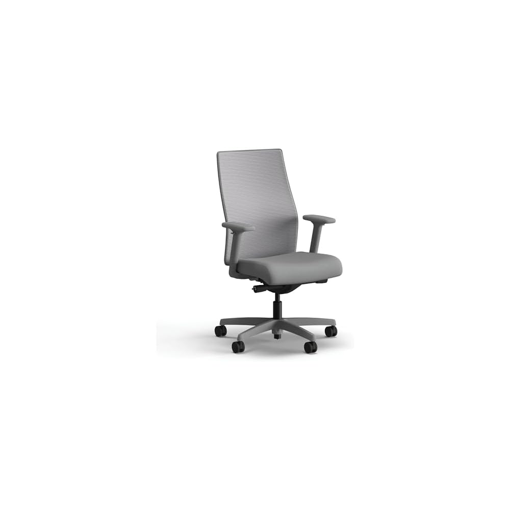 HON Ignition 2.0 Ergonomic Office Chair, Lumbar Support, Office Desk, Frost