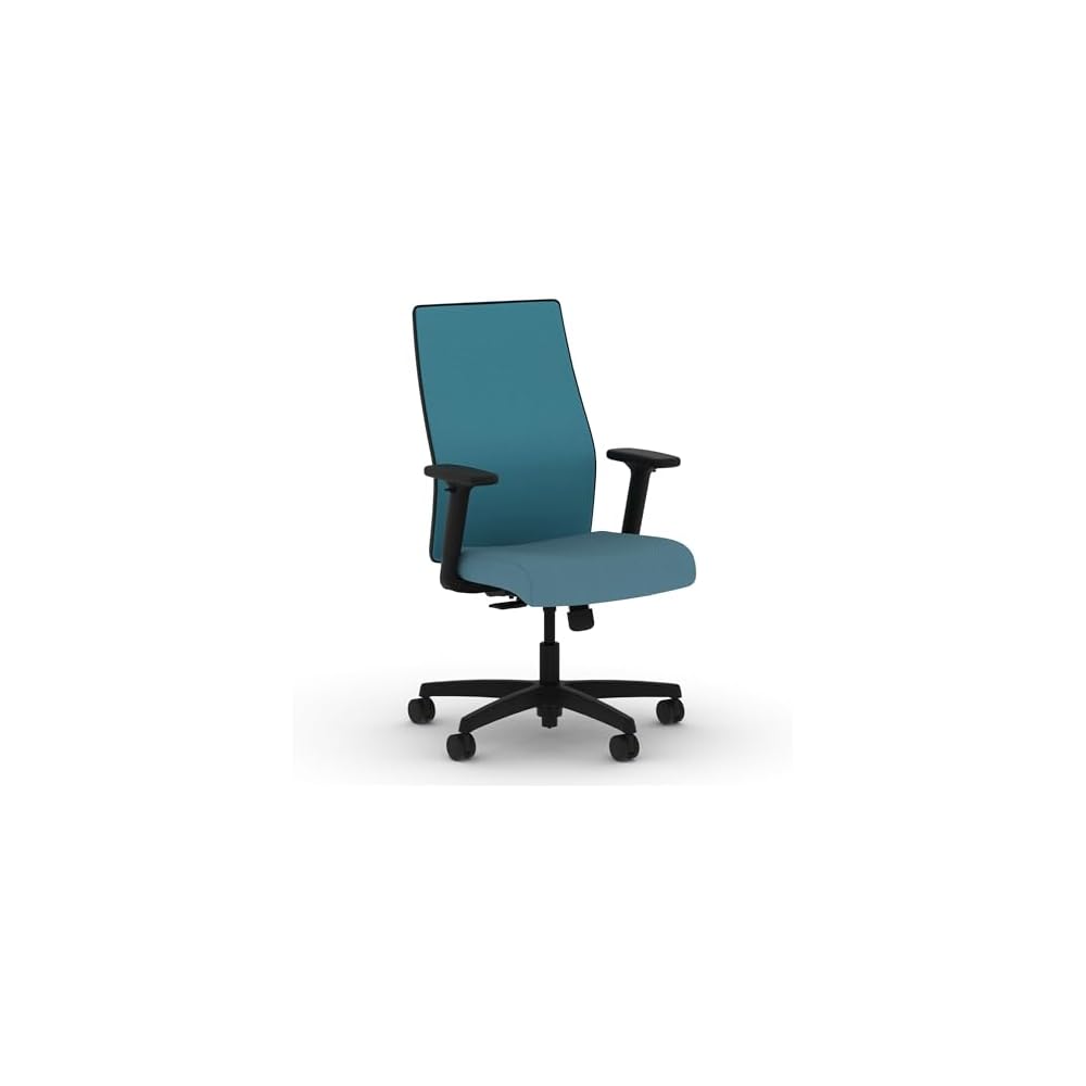 HON Ignition 2.0 Ergonomic Office Chair, Lumbar Support, Office Desk, Frost