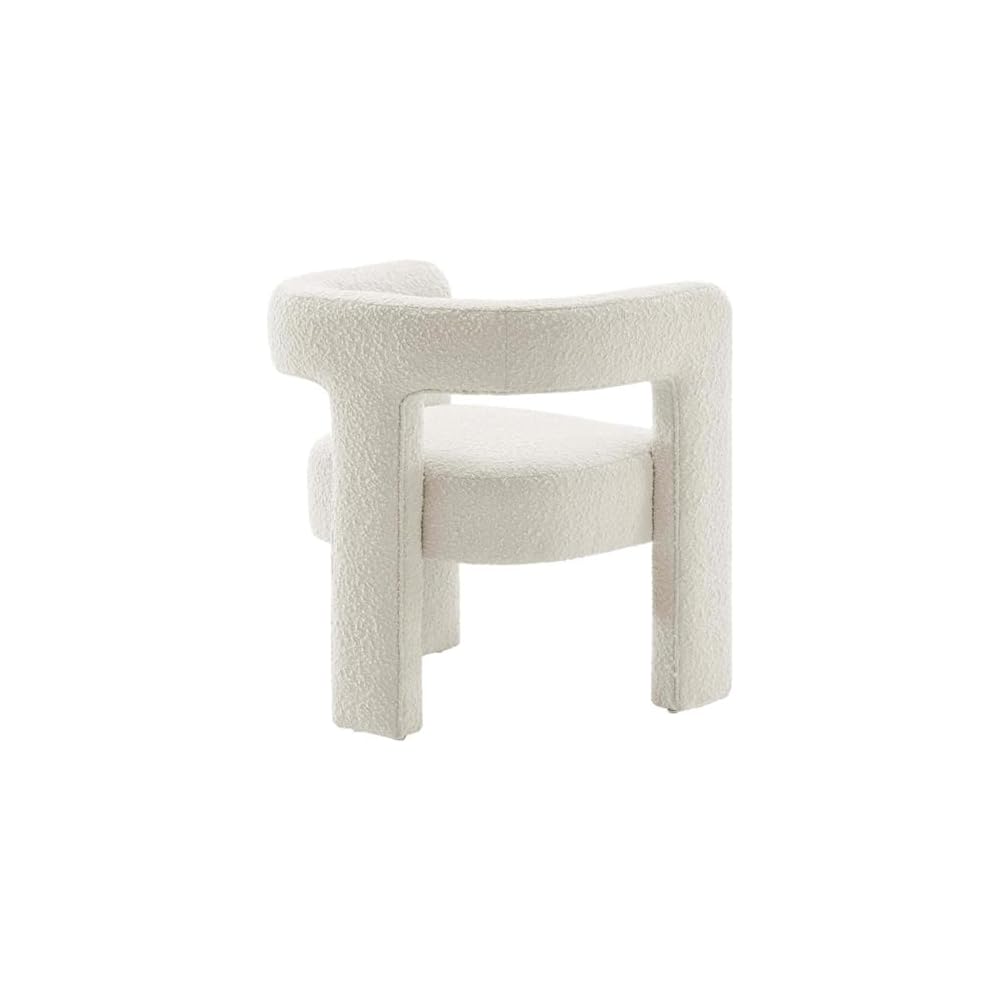 Modway EEI-6479-IVO Kayla Boucle Upholstered Armchair, Ivory
