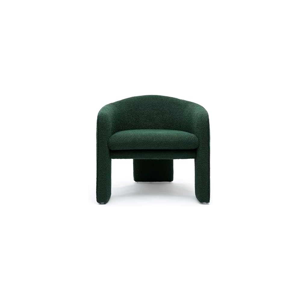 TOV Furniture Marla Forest Green Boucle Accent Chair