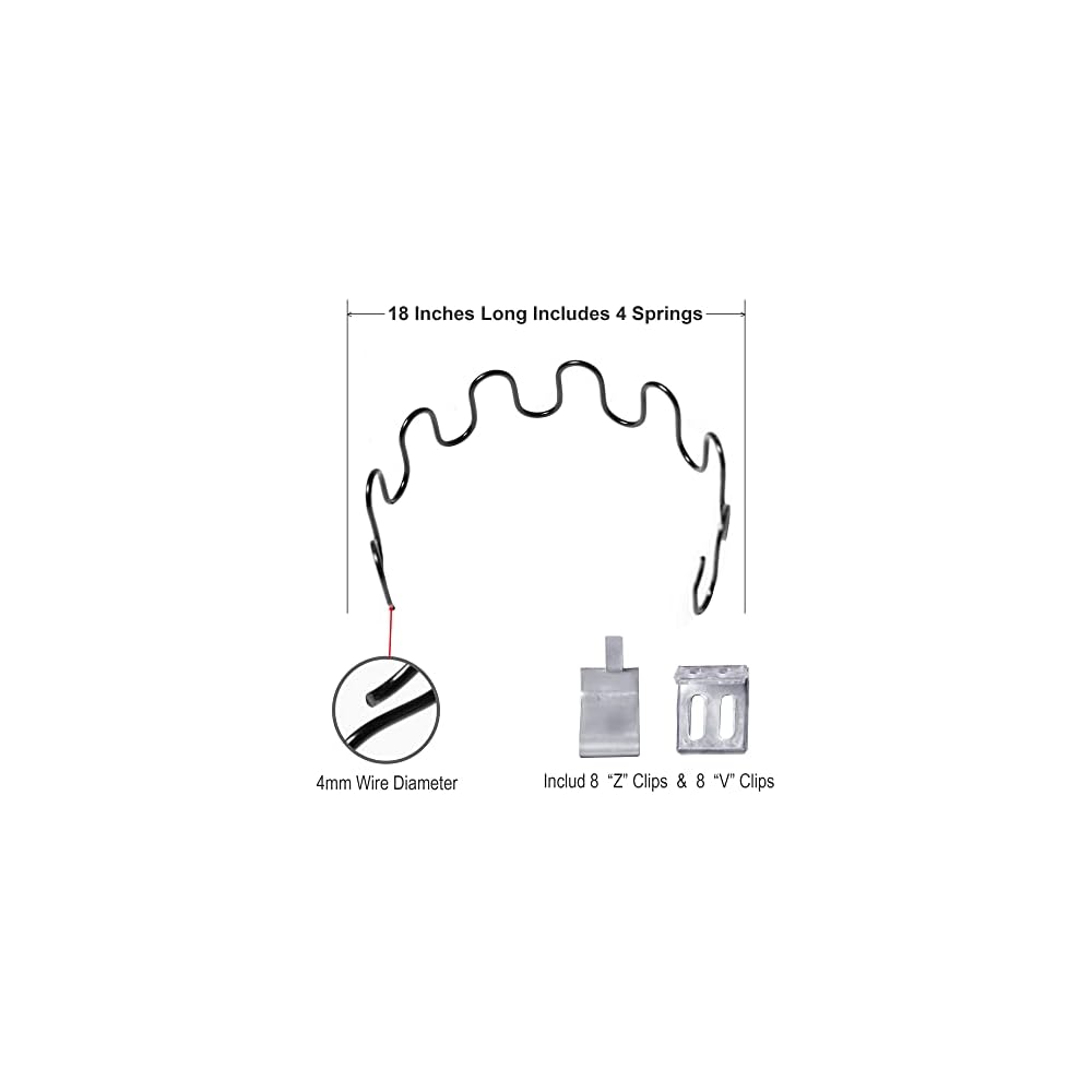 Yoogu 18 Inch Sofa Chair Upholstery Springs Couch Repair Replacement| 4 PCS
