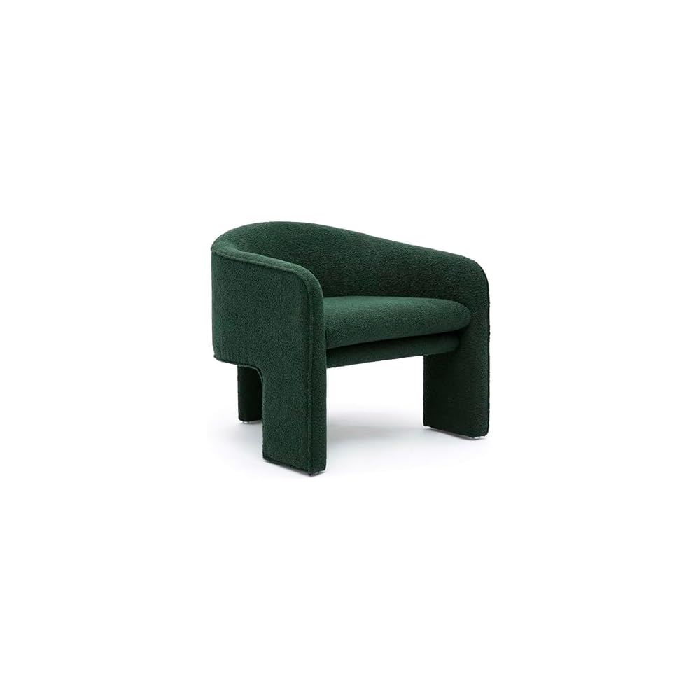 TOV Furniture Marla Forest Green Boucle Accent Chair
