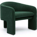 TOV Furniture Marla Forest Green Boucle Accent Chair